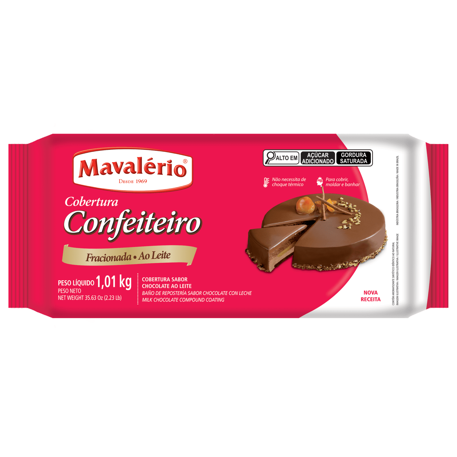 Mavalério Presente nos doces momentos COBERTURA CONFEITEIRO SABOR