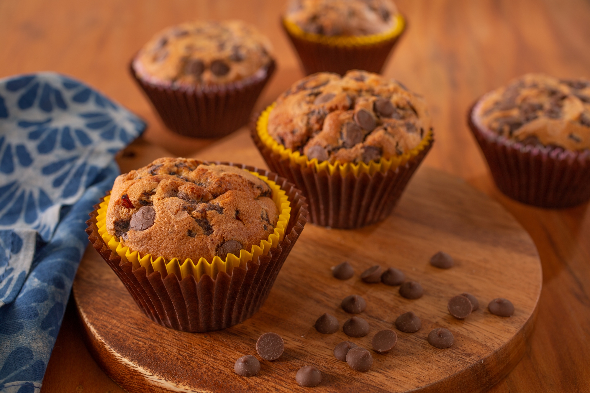 Muffins Gotas de Chocolate Mavalério