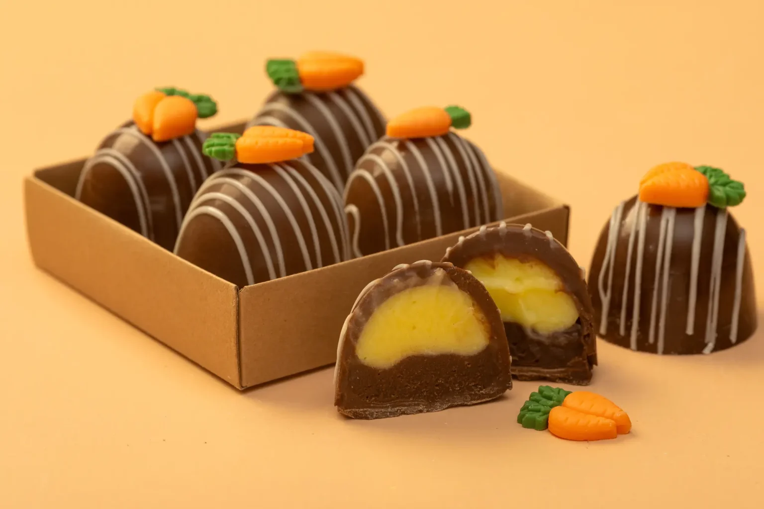 Clique para ver a receita: Bombom Duo de Maracujá