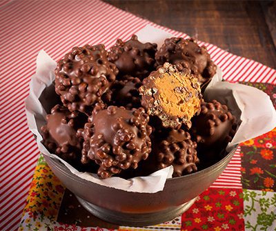 Bombom de Paçoca Crocante