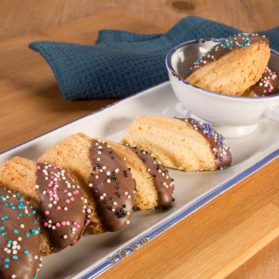 Madeleine com Chocolate