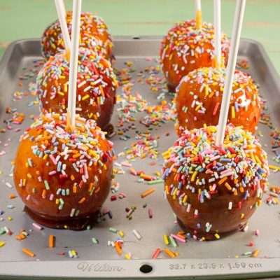 Maçã do Amor Colorida