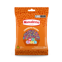 CONFEITO FIGURA CONFETE MIL CORES MAVALÉRIO