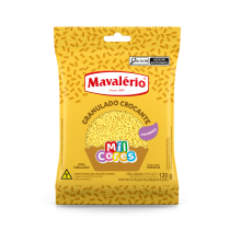 GRANULADO CROCANTE AMARELO MIL CORES MAVALÉRIO
