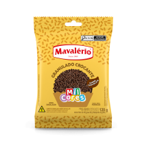 GRANULADO CROCANTE SABOR CHOCOLATE MIL CORES MAVALÉRIO