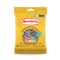 GRANULADO CROCANTE MESCLADO SABOR CHOCOLATE MIL CORES MAVALÉRIO