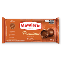 COBERTURA PREMIUM BARRA SABOR CHOCOLATE AO LEITE E MEIO AMARGO “BLEND” MAVALÉRIO