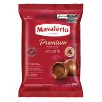 COBERTURA PREMIUM EM GOTAS PARA DERRETER SABOR CHOCOLATE AO LEITE MAVALÉRIO