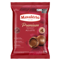 COBERTURA PREMIUM EM GOTAS PARA DERRETER SABOR CHOCOLATE AO LEITE MAVALÉRIO