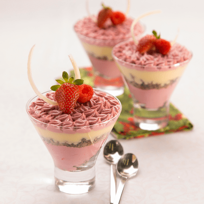 Verrine de Frutas Vermelhas