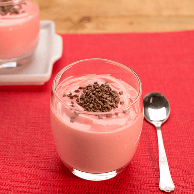 Cremoso Gelado de Morango