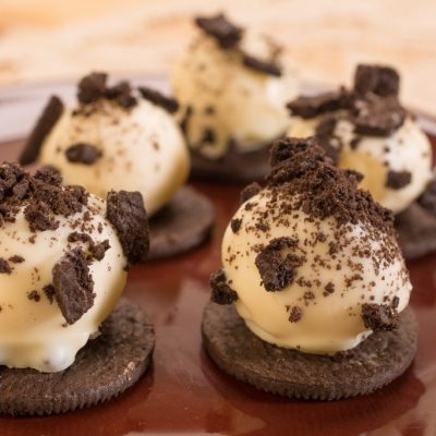 Trufa com Biscoito de Chocolate