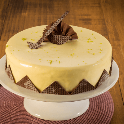 Torta de Limão com Vinho Branco