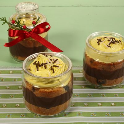 Panetone de Chocolate no Pote