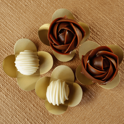 Bombom Flor de Brigadeiro