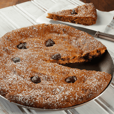 Cookie de Frigideira com Gotas de Chocolate