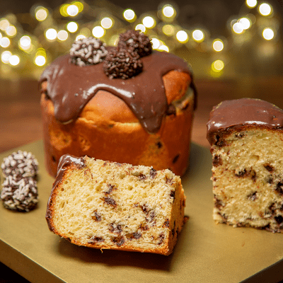 Panetone com Gotas de Chocolate