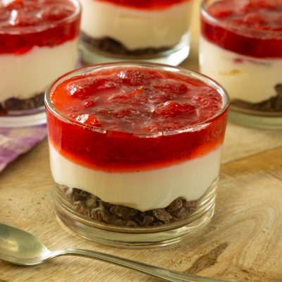 Cheesecake Cremoso no Copo