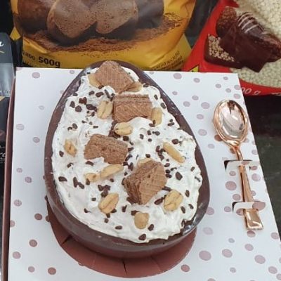 Ovo de Colher Crocante com Torrone