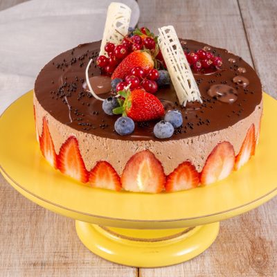 Torta Malte com Frutas Vermelhas