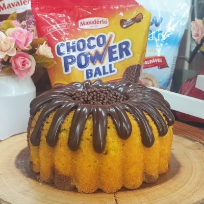 Bolo Mesclado de Chocolate e Cenoura