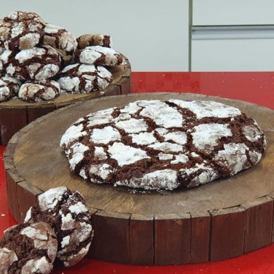 Cookies Craquelados de Café