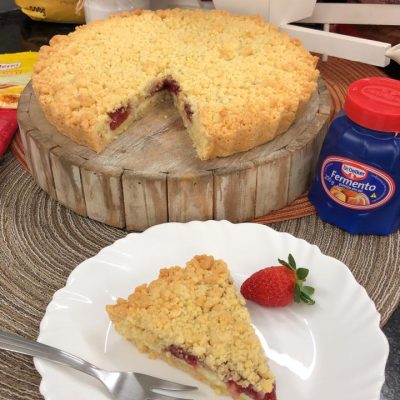 Torta Crocante com Creme