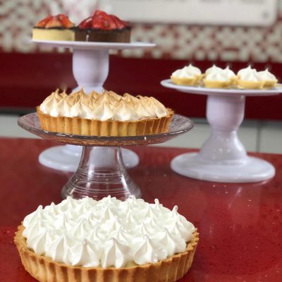 Torta de Limão e Tortinhas de Morango