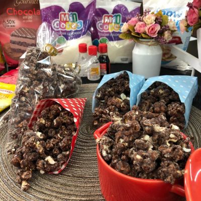 Pipoca Gourmet de Leite em Pó