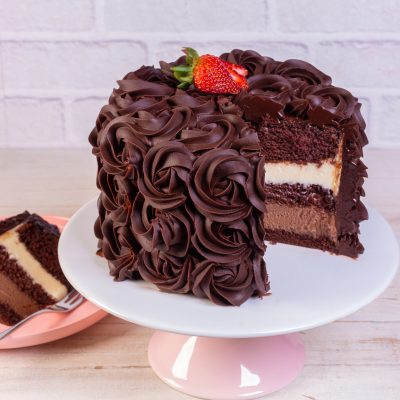 Bolo Duo de Chocolate