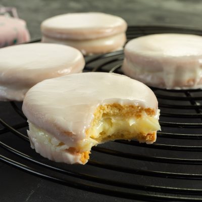 Alfajor de Limão com Fondant