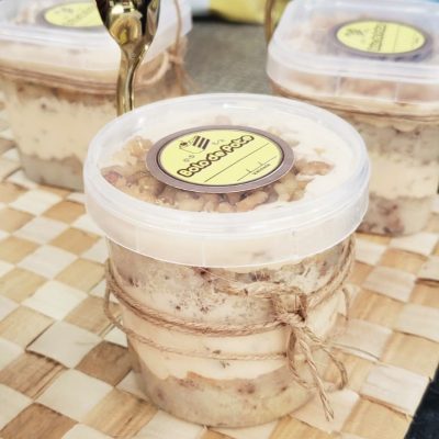 Bolo no Pote de Nozes