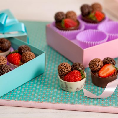 Bombom Aberto de Brigadeiro