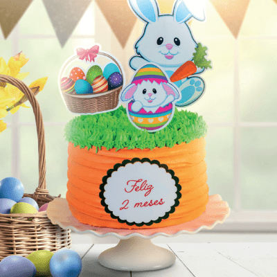 Bolo Mesversário de Páscoa