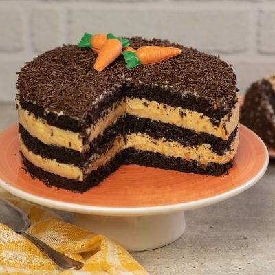 Bolo Black de Cenoura