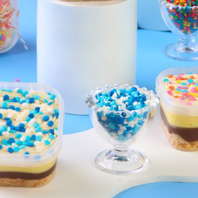 Bolo de Pote de Chocolate com Beijinho