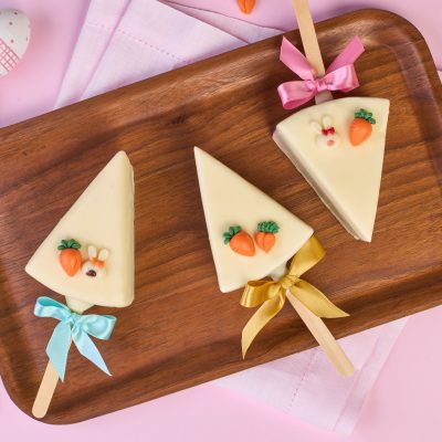 Torta Mousse de Páscoa no Palito