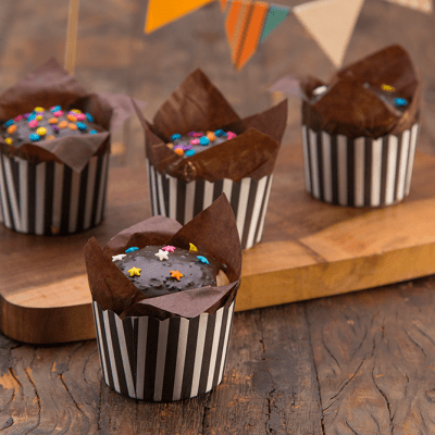 Muffin de Queijo e Chocolate