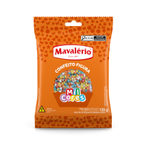 CONFEITO FIGURA ESTRELINHA MIL CORES MAVALÉRIO