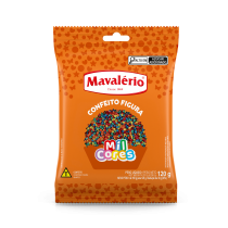 CONFEITO FIGURA MINICONFETE MIL CORES MAVALÉRIO
