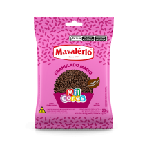 GRANULADO MACIO SABOR CHOCOLATE MIL CORES MAVALÉRIO