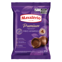 COBERTURA PREMIUM EM GOTAS PARA DERRETER SABOR CHOCOLATE MEIO AMARGO MAVALÉRIO