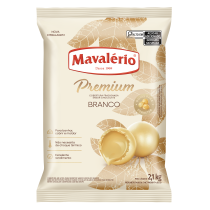 COBERTURA PREMIUM EM GOTAS PARA DERRETER SABOR CHOCOLATE BRANCO MAVALÉRIO