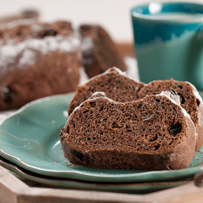 Pão Integral com Vinho e Passas