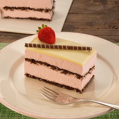 Fatia Cheese Cake de Frutas Vermelhas