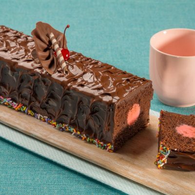 Bolo Recheio Cremoso de Morango