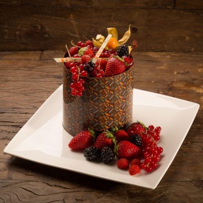 Bolo Trufado com Frutas