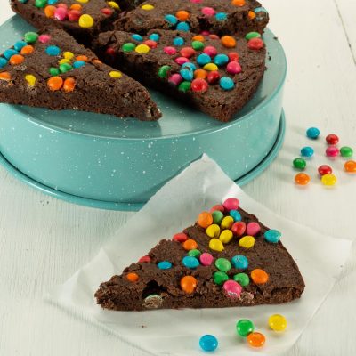 Pizza Brownie com Chocogiros