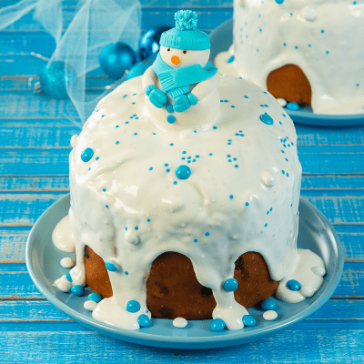 Panetone Boneco de Neve