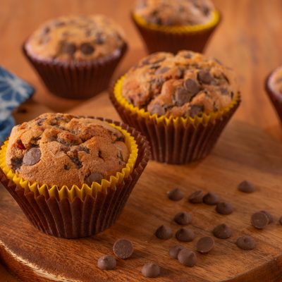 Muffins com Gotas de Chocolate